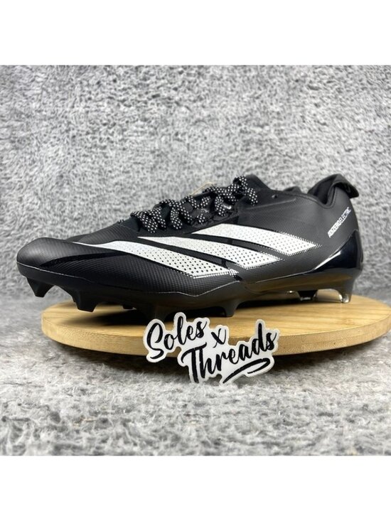 Adidas Adizero Electric II Football Size 12 Men Black White IH5981 main image 6